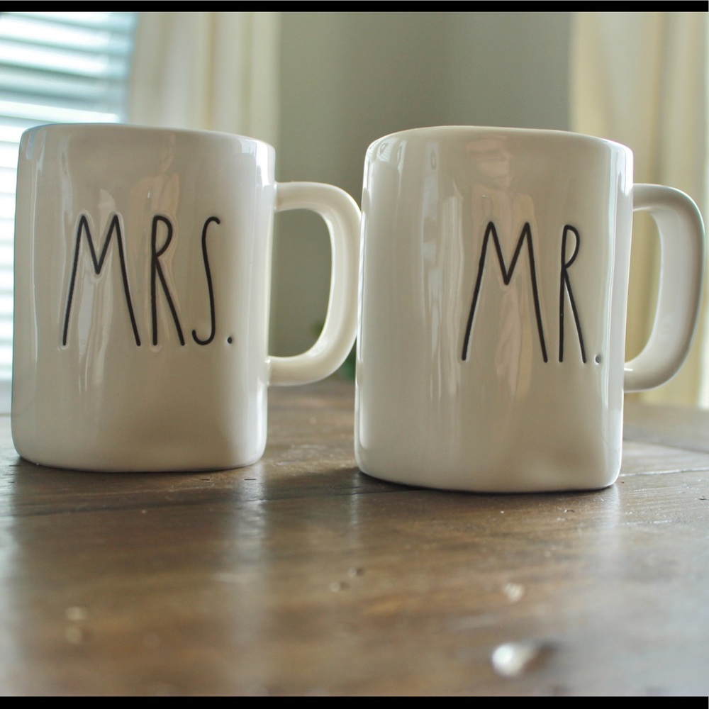Mr and Mrs Rae Dunn Mugs